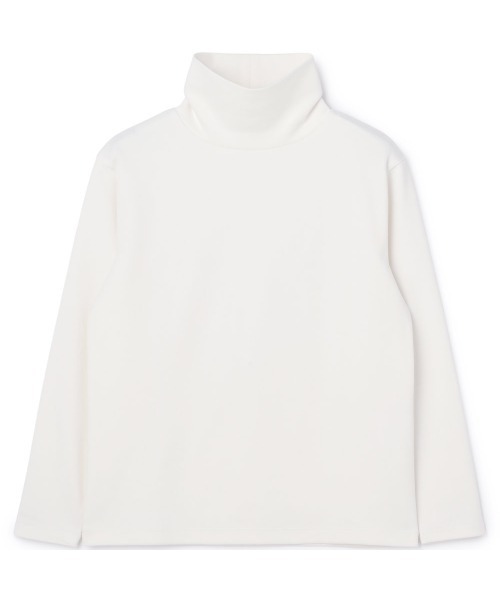 SUIT SELECT（スーツセレクト）の「オフタートルカットソー（Tシャツ/カットソー・レディース・ホワイト/ブラック・LARGE/MEDIUM）」の10枚目の写真