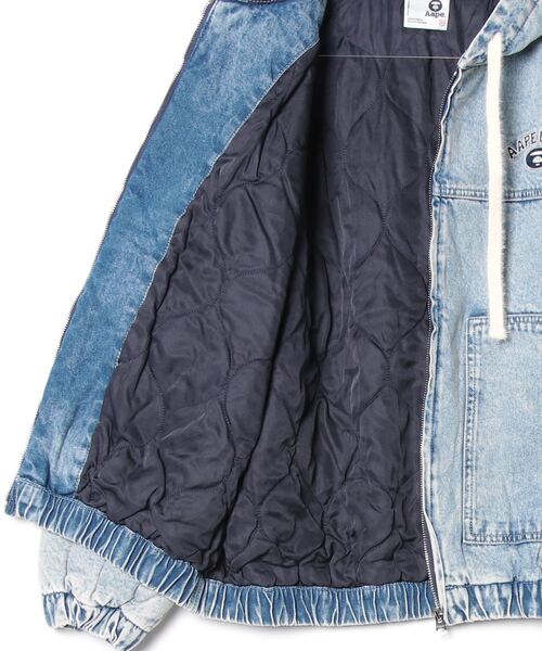 AAPE BY A BATHING APE(エーエイプバイアベイシングエイプ)の「AAPE MAIN JACKET(ミリタリージャケット・レディース・ダークブルー・X-SMALL/XX-SMALL)」の7枚目の写真