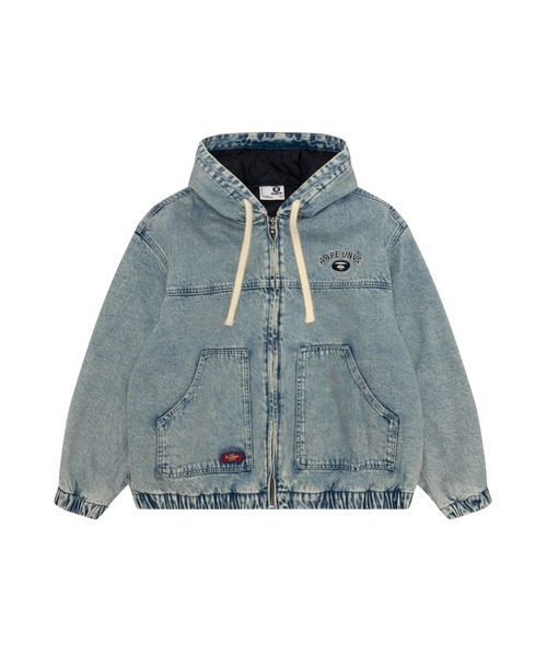 AAPE BY A BATHING APE(エーエイプバイアベイシングエイプ)の「AAPE MAIN JACKET(ミリタリージャケット・レディース・ダークブルー・X-SMALL/XX-SMALL)」の1枚目の写真