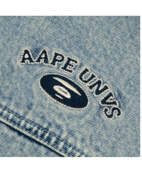 AAPE BY A BATHING APE(エーエイプバイアベイシングエイプ)の「AAPE MAIN JACKET(ミリタリージャケット・レディース・ダークブルー・X-SMALL/XX-SMALL)」の3枚目の写真
