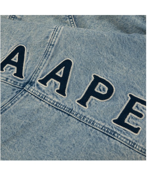 AAPE BY A BATHING APE(エーエイプバイアベイシングエイプ)の「AAPE MAIN JACKET(ミリタリージャケット・レディース・ダークブルー・X-SMALL/XX-SMALL)」の4枚目の写真