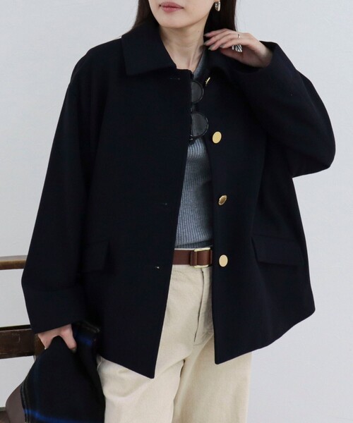 Traditional WeatherWear】LINTON SHORT コート（ダッフルコート