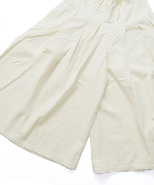 vent blanc(ヴァンブラン)の「vent blanc ヴァンブラン HAKAMA コットンイージーパンツ(その他パンツ・レディース・ナチュラル/ブラック/カーキ・FREE)」の8枚目の写真