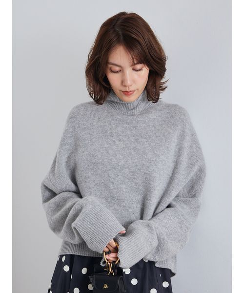 Mila Owen（ミラオーウェン）の「ウールカシミヤタートルネックニット