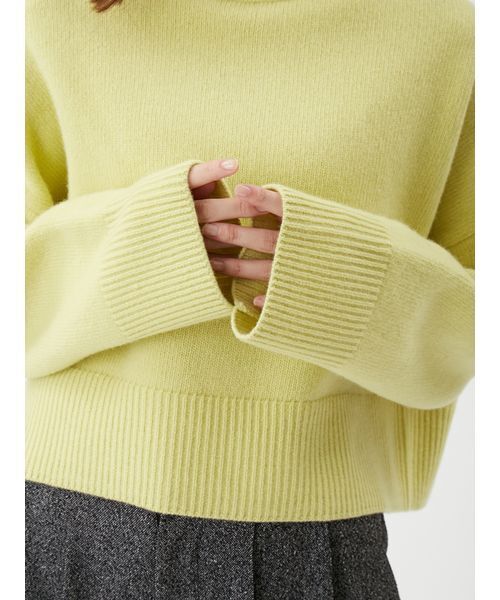 ウールカシミヤタートルネックニット（ニット/セーター）｜Mila Owen