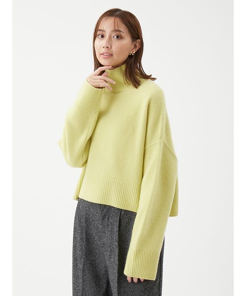 ミラオーウェン  カシミヤウールタートルニット Mila Owen（ミラオーウェン）の「ウールカシミヤタートルネックニット