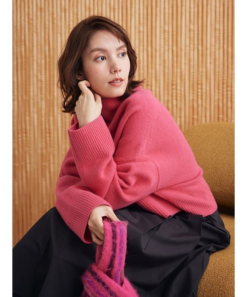 未使用　BLAMINK カシミヤニット　タートルネック　ピンク 楽天市場】カシミヤ 100% タートルネック セーター ニット メンズ