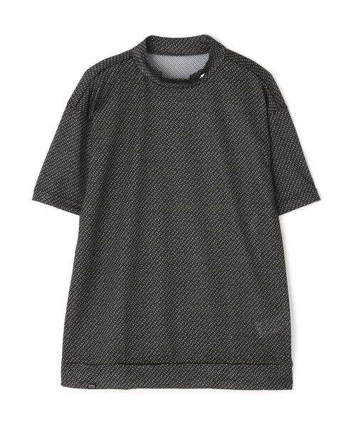 PEARLY GATES(パーリーゲイツ)の「【PEARLY GATES】KAZEメッシュ半袖ハイネックカットソー <ロゴバイヤスボーダー柄>(Tシャツ/カットソー・メンズ・ブラック系その他・LARGE)」の11枚目の写真