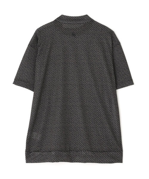 PEARLY GATES(パーリーゲイツ)の「【PEARLY GATES】KAZEメッシュ半袖ハイネックカットソー <ロゴバイヤスボーダー柄>(Tシャツ/カットソー・メンズ・ブラック系その他・LARGE)」の12枚目の写真
