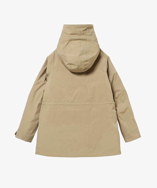 AIGLE(エーグル)の「MTD 防風 透湿 防水 プレミアムグースダウンジャケット(ダウンジャケット/コート・レディース・ダークネイビー/ベージュ・38/40/36)」の9枚目の写真