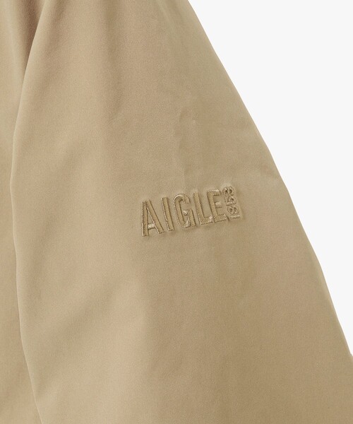 AIGLE(エーグル)の「MTD 防風 透湿 防水 プレミアムグースダウンジャケット(ダウンジャケット/コート・レディース・ダークネイビー/ベージュ・38/40/36)」の14枚目の写真