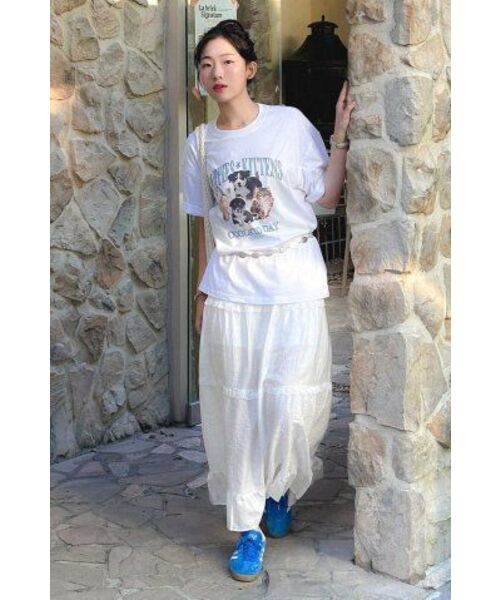 GAKKAI UNIONS（ガッカイユニオンズ）の「クールキッズ 半袖Tシャツ ホワイト（Tシャツ/カットソー・レディース・その他・MEDIUM/LARGE）」の6枚目の写真