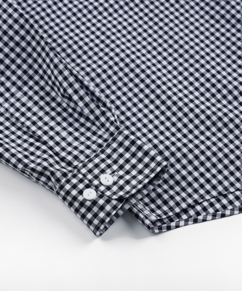 FRIZMWORKS(フリズムワークス)の「EASE GINGHAM CHECK SHIRT _ BLACK(シャツ/ブラウス・メンズ・その他・SMALL/MEDIUM/LARGE/X-LARGE)」の6枚目の写真