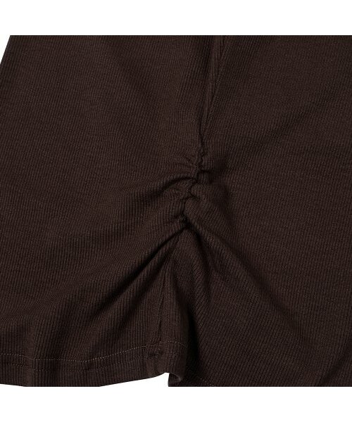 MOAA（モア）の「ヘンリーネックサイドシェアリングロングスリーブ（ブラウン）（Tシャツ/カットソー・レディース・その他・SMALL/MEDIUM）」の3枚目の写真