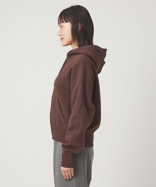 green label relaxing（グリーンレーベルリラクシング）の「ダブルジップ フーディー（パーカー・レディース・ブラウン系/ダークグレー/グレー系・FREE）」の16枚目の写真