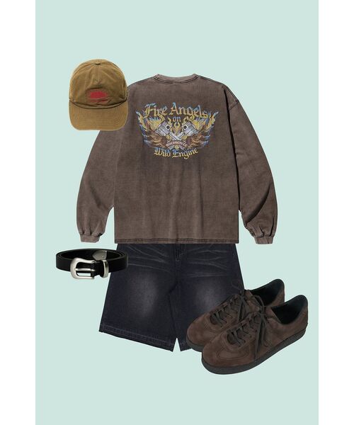 PARTIMENTO(パルティメント)の「VTG ウォッシュドサンライトボールキャップ ブラウンカーキ(キャップ・レディース・その他・ONE SIZE)」の20枚目の写真