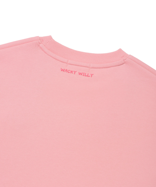 Wacky WiLLy（ワッキーウィリー）の「[25FW] ウィメンズリリーワッペンクロップスウェットピンク（スウェット・レディース・その他・SMALL/LARGE/MEDIUM）」の7枚目の写真