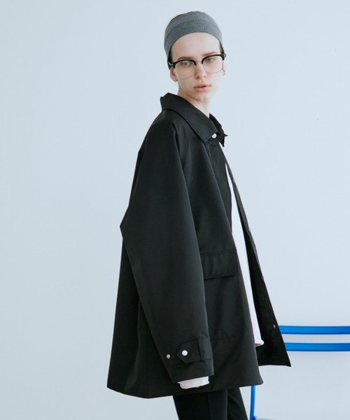 Auntie Rosa Holiday（アンティローザホリデー）の「ステンカラーミドルコート（ステンカラーコート・レディース・ベージュ/ブラック・FREE）」の17枚目の写真