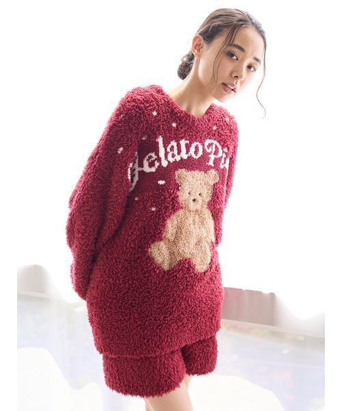 ONLINE限定】【HOLIDAY】ジェラートスノーベアジャガードプルオーバー