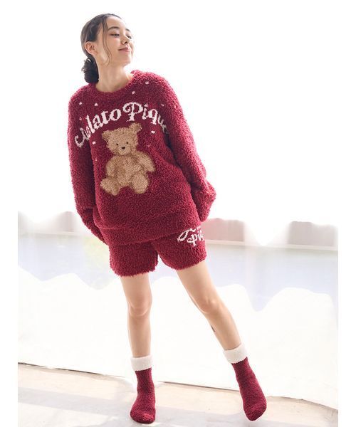 ジェラートスノーベアジャガードプルオーバー&ショートパンツ　※最終お値下げ※ セール】【ONLINE限定】【HOLIDAY】ジェラートスノーベアジャガード