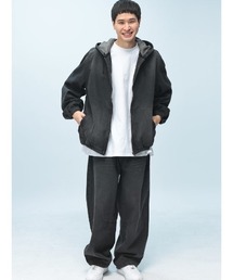 SAKAZEN（サカゼン）の「NEOSARTIC (ネオサーティック) 10オンス デニム セットアップ ジップアップ デニムパーカー&パンツ セット（セットアップ）」