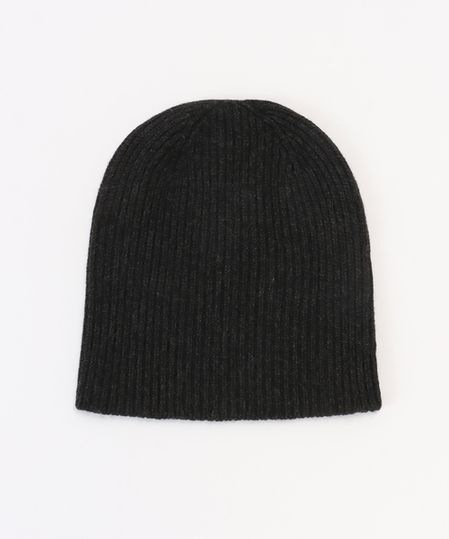 FRAMeWORK(フレームワーク)の「William Brunton 1x1リブビーニー(ニットキャップ/ビーニー・レディース・チャコールグレー/ベージュ・FREE)」の8枚目の写真