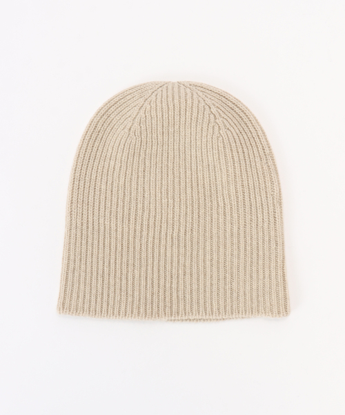 FRAMeWORK(フレームワーク)の「William Brunton 1x1リブビーニー(ニットキャップ/ビーニー・レディース・チャコールグレー/ベージュ・FREE)」の9枚目の写真