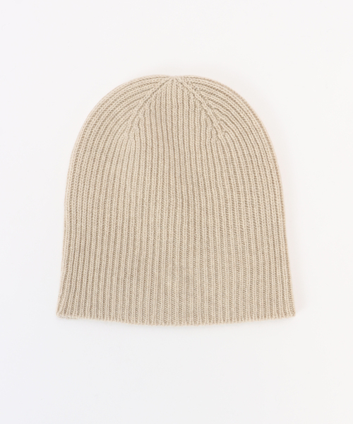 FRAMeWORK(フレームワーク)の「William Brunton 1x1リブビーニー(ニットキャップ/ビーニー・レディース・チャコールグレー/ベージュ・FREE)」の10枚目の写真