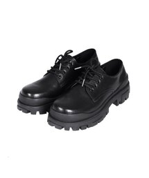 BUTTON SEOUL（ボタンソウル）の「アグリーダービーシューズ ブラック 牛革 (black)（ドレスシューズ）」
