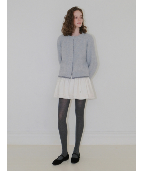 ETMON(エトモン)の「Frill Pintuck Mini Skirt, Cream(スカート・レディース・その他・SMALL/MEDIUM)」の3枚目の写真