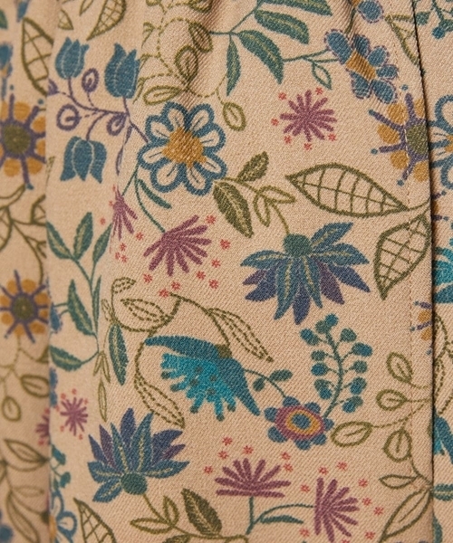 Jocomomola(ホコモモラ)の「Calle de Bordadores フラワープリントワイドパンツ(その他パンツ・レディース・ベージュ/ブルー・40)」の5枚目の写真