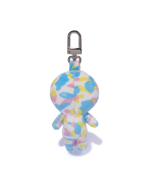 A BATHING APE（アベイシングエイプ）の「NEW MULTI CAMO BABY MILO PLUSH DOLL KEY CHAIN（キーホルダー・レディース・ブラック/ホワイト・FREE）」の5枚目の写真