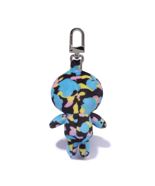 A BATHING APE（アベイシングエイプ）の「NEW MULTI CAMO BABY MILO PLUSH DOLL KEY CHAIN（キーホルダー・レディース・ブラック/ホワイト・FREE）」の6枚目の写真