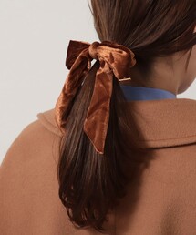 NOLLEY’S | 【nolleys/ノーリーズ】ベロアリボンシュシュ(ヘアゴム)