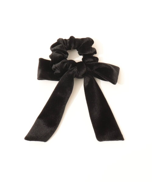 NOLLEY’S（ノーリーズ）の「【nolleys/ノーリーズ】ベロアリボンシュシュ（ヘアゴム・レディース・ブラウン/ブラック・FREE）」の12枚目の写真