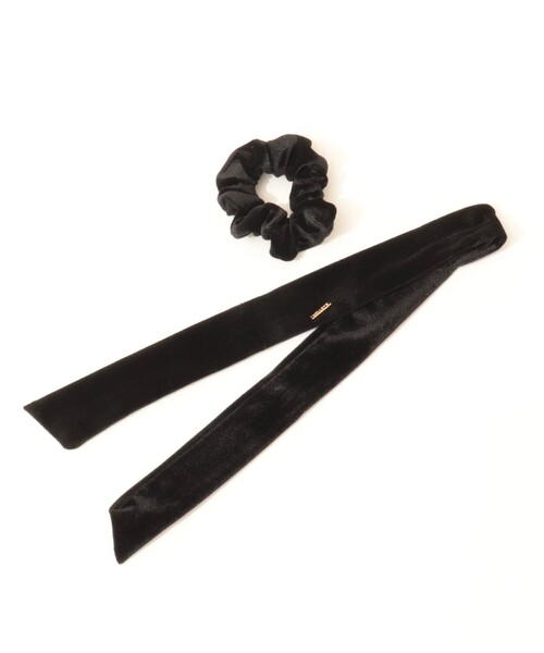 NOLLEY’S（ノーリーズ）の「【nolleys/ノーリーズ】ベロアリボンシュシュ（ヘアゴム・レディース・ブラウン/ブラック・FREE）」の14枚目の写真