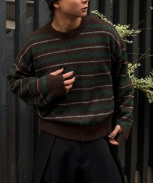 Gaphos （ガフォス）の「シャギーボーダーニット（ニット/セーター）」