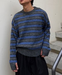 Gaphos （ガフォス）の「シャギーボーダーニット（ニット/セーター）」