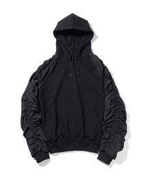 BELINE PUCKERING HOODIE MFHHD006-BK