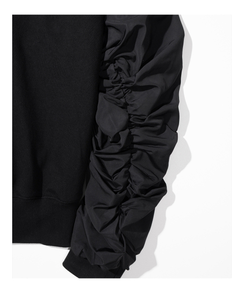 MASSNOUN(マスノウン)の「BELINE PUCKERING HOODIE MFHHD006-BK(パーカー・レディース・その他・LARGE/MEDIUM)」の6枚目の写真