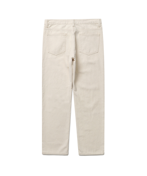 CONNECT KINLOCH(コネクトキンロック)の「クロップストレートデニムパンツ(クリーム)(デニムパンツ・メンズ・その他・SMALL/MEDIUM/LARGE/X-LARGE/XX-LARGE)」の2枚目の写真