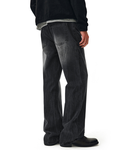 DECET（デケト）の「Dawn Semi Wide Jeans DCPT002CRBlack2（デニムパンツ・レディース・その他・26/28/30/32/34）」の4枚目の写真