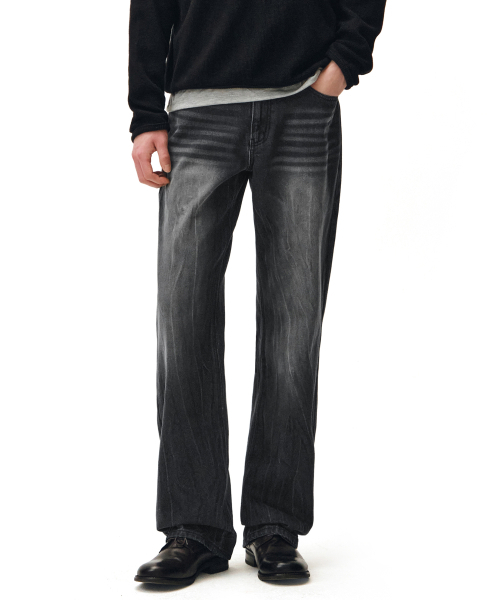 DECET（デケト）の「Dawn Semi Wide Jeans DCPT002CRBlack2（デニムパンツ・レディース・その他・26/28/30/32/34）」の8枚目の写真