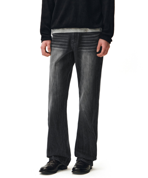 DECET（デケト）の「Dawn Semi Wide Jeans DCPT002CRBlack2（デニムパンツ・レディース・その他・26/28/30/32/34）」の9枚目の写真