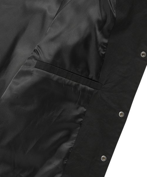 Cavish(カビシ)の「FUNKY TOWN BOMBER JACKET BLACK(CV2DSUJ240A)(スタジャン・メンズ・ブラック・LARGE/MEDIUM)」の5枚目の写真