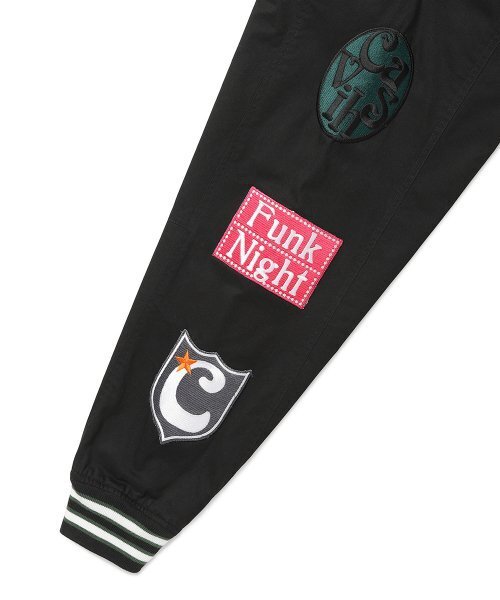 Cavish(カビシ)の「FUNKY TOWN BOMBER JACKET BLACK(CV2DSUJ240A)(スタジャン・メンズ・ブラック・LARGE/MEDIUM)」の6枚目の写真