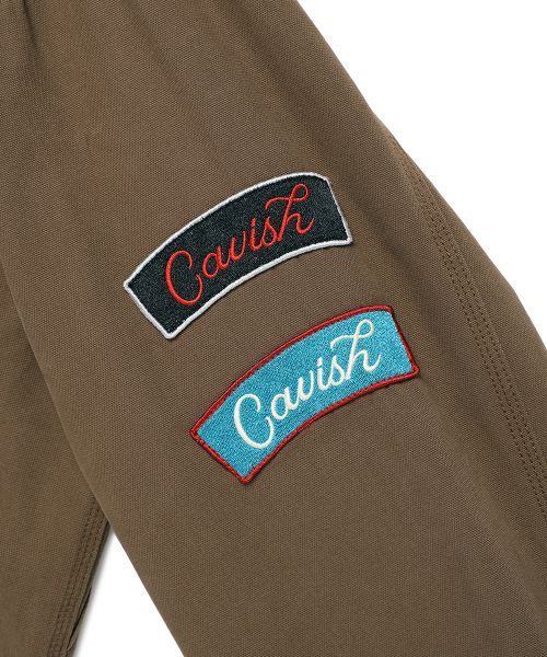 Cavish(カビシ)の「WASHED PATCHWORK JACKET BROWN(CV2EFUB931A)(デニムジャケット・レディース・ブラウン・SMALL/MEDIUM/LARGE)」の6枚目の写真