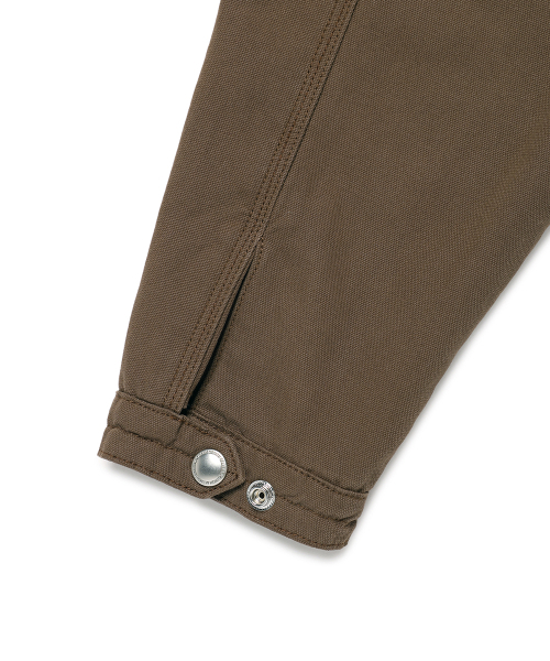 Cavish(カビシ)の「WASHED PATCHWORK JACKET BROWN(CV2EFUB931A)(デニムジャケット・レディース・ブラウン・SMALL/MEDIUM/LARGE)」の7枚目の写真