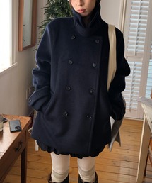 未使用級✨スピックアンドスパン　ハミルトン ピーコート ダブルボタン　ネイビー Amazon.co.jp: [シップス] コート スーパー120'S メルトン シングル