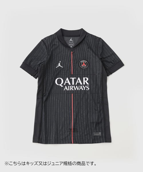 AIR JORDAN(エアジョーダン)の「【NIKE / ナイキ】PSG Y NK DF JSY SS STAD SE HQ4232-045(Tシャツ/カットソー・キッズ・ブラック・15 /130)」の1枚目の写真